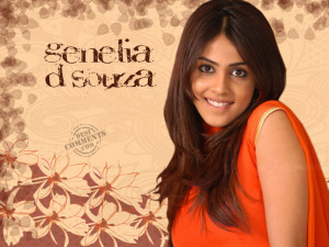 genelia d souza cute 1080p wallpaper