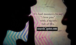 Bad Manners Quotes
