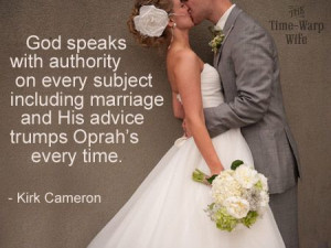 God created marriage; it's His plan.