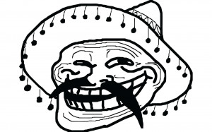 Mexicano Troll Face Desktop Wallpaper