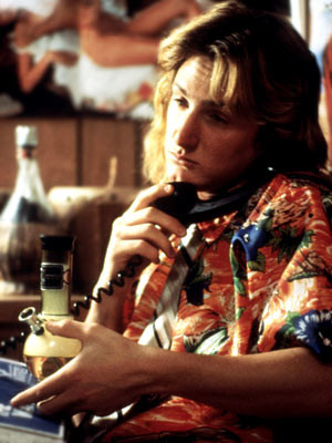 Spicoli dreaming he won a surfing competition]