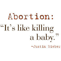 Abortion it’s like killing a baby