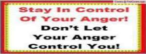 Control Anger Facebook Cover
