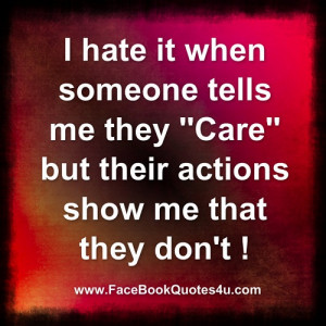 hate it when someone ....
