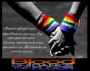 Blood On The Dance Floor quote by SkinnerCody