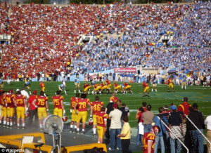 Rivals off the field as well as on it: The UCLA Bruins and USC Trojans ...