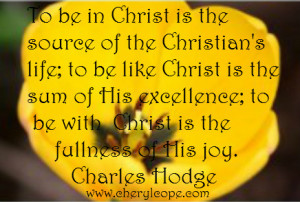 Charles Hodge quote