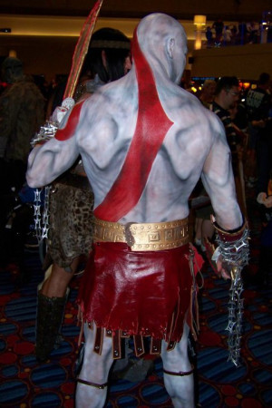 Kratos Costume Back