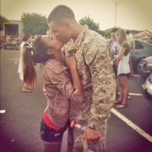 lovelymilitarycouples:My boyfriend and I, we’re both in the Marine ...