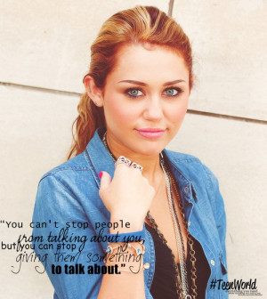 Miley Cyrus Quotes by VickyEditions