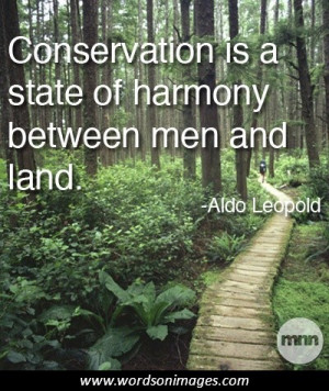Aldo leopold quote