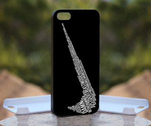 Nike Just Do It Quotes - Print On Hard Case - iPhone 5 Black Case ...