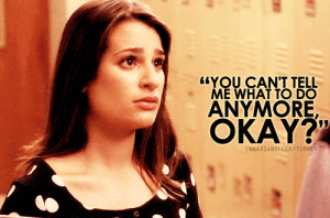 tagged gif rachel berry quotes