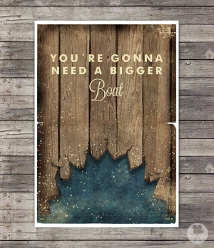 Jaws Movie Poster Quotes Steven Spielberg - Vintage Style Magazine ...