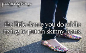 Most popular tags for this image include: jeans, dance, girl, skinny ...