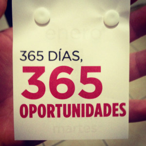 calendario #año #365 #dia #oportunidades #alegre #2012