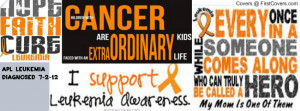 Leukemia Awareness Facebook Covers
