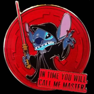 Disney Pin - Star Wars Weekends 2015 - Emperor Stitch Famous Quote