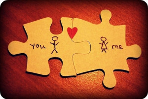 couple, heart, love, puzzle, puzzleheart, puzzles pieces, text ...