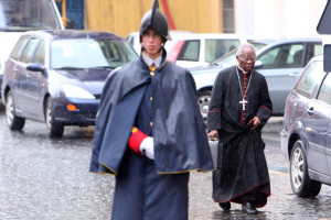 Francis Arinze Nigerian Cardinal Francis Arinze leaves the Paul VI