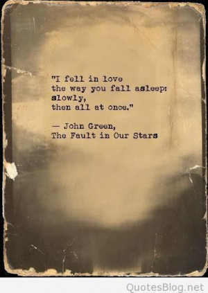 fell in love quote
