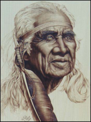 Native American Pyrography