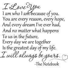 The notebook quote - my favorite movie and an amazing book also my ...