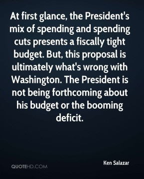 mix of spending and spending cuts presents a fiscally tight budget ...