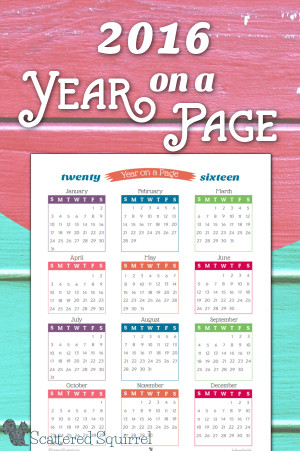 Click Here to Download New Year 2016 calendar in excel