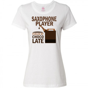 funny saxophone player women s t shirt white funny saxophone player ...