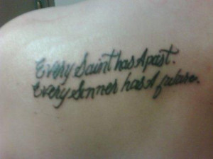 Take a look at our quote tattoos gallery :