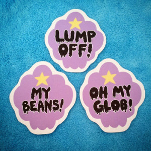 Lumpy space princess quote sticker - Thumbnail 2