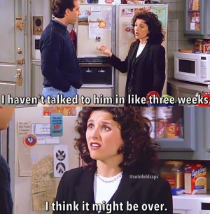 Seinfeld quote - Elaine talking about David Puddy, 'The Strongbox'