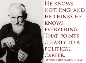 George Bernard Shaw Quote On Politics