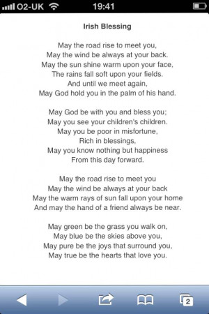 Irish Wedding Poems Quotes