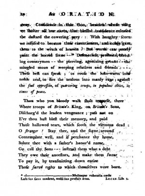 Benjamin Church Boston Massacre Oration 1773 page 19
