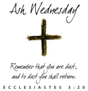 Ash Wednesday Green Cross