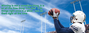 Football quotes facebook timeline cover picture,Winning is not a ...