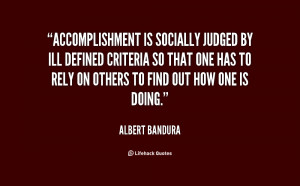 Albert Bandura Quotes