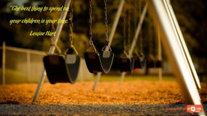 Inspirational Wallpaper Quote by Louise Hart “The best thing to ...