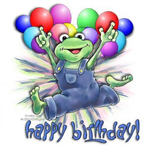 Happy Birthday Froggie's Mom (known to me as Mom)!