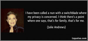 More Julie Andrews Quotes