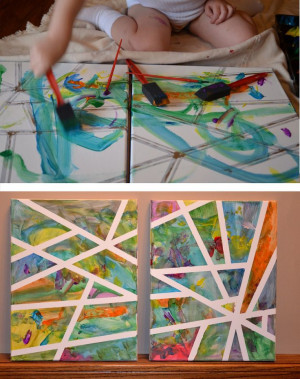 Toddler Art Project, You could use Nature of Art's non-toxic VOC free ...