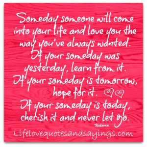 Don't ever let me go.