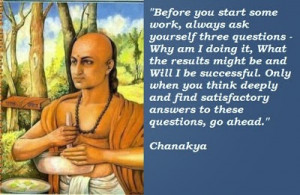 15 Great thoughts of Chanakya: