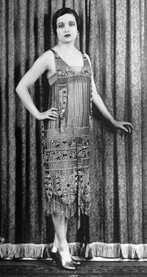 ... during the Flapper Era replacing restrictive corsets and pantaloons