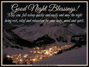 GOOD NIGHT, REST IN THE LORD'S PEACE!