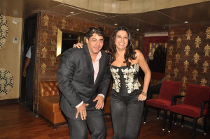 Cyrus Broacha Having Fun With Pooja Bedi