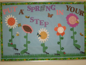 spring quotes for bulletin boards spring bulletin board kindergarten ...