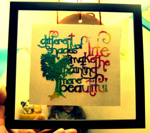 Different shades of life make the painting more beautiful.